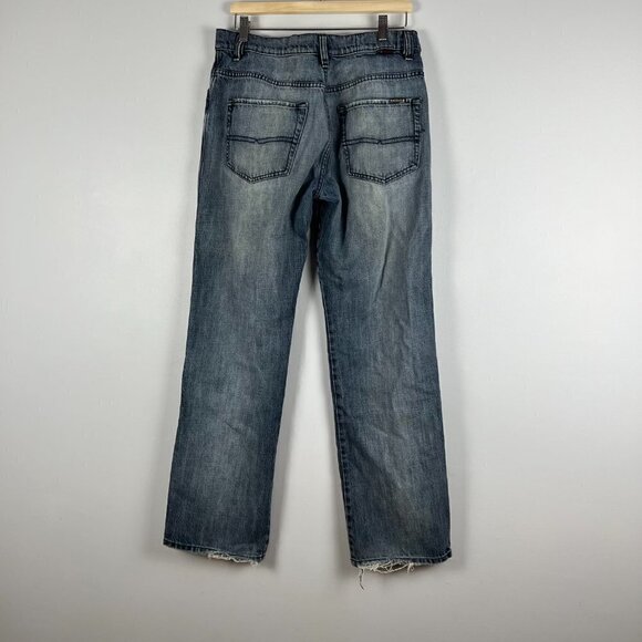 Buffalo David Bitton distress straight Jett jeans men size 33 - Picture 2 of 11